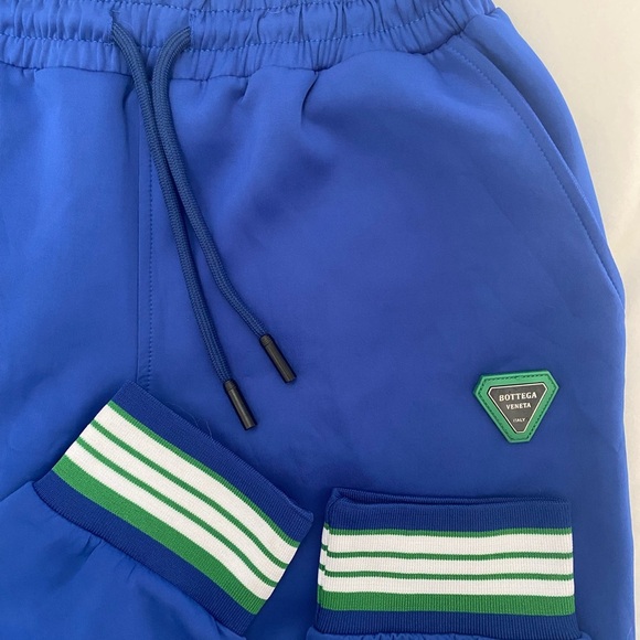 NWT Bottega Veneta Boys Varsity Jacket and Matching Pants with Striped Accents - Picture 7 of 9